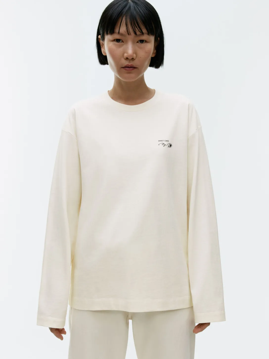 ARKET CAFÉ Långärmad T-shirt