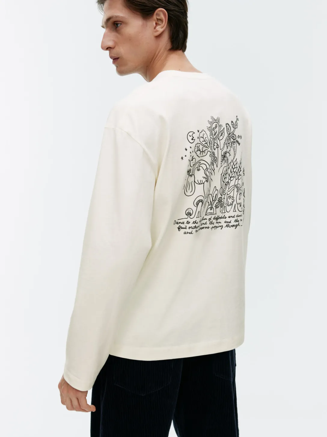 ARKET CAFÉ Långärmad T-shirt