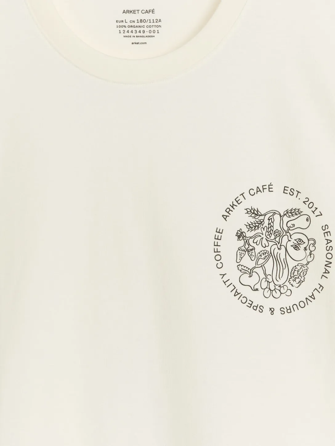 ARKET CAFÉ T-shirt Med Tryck