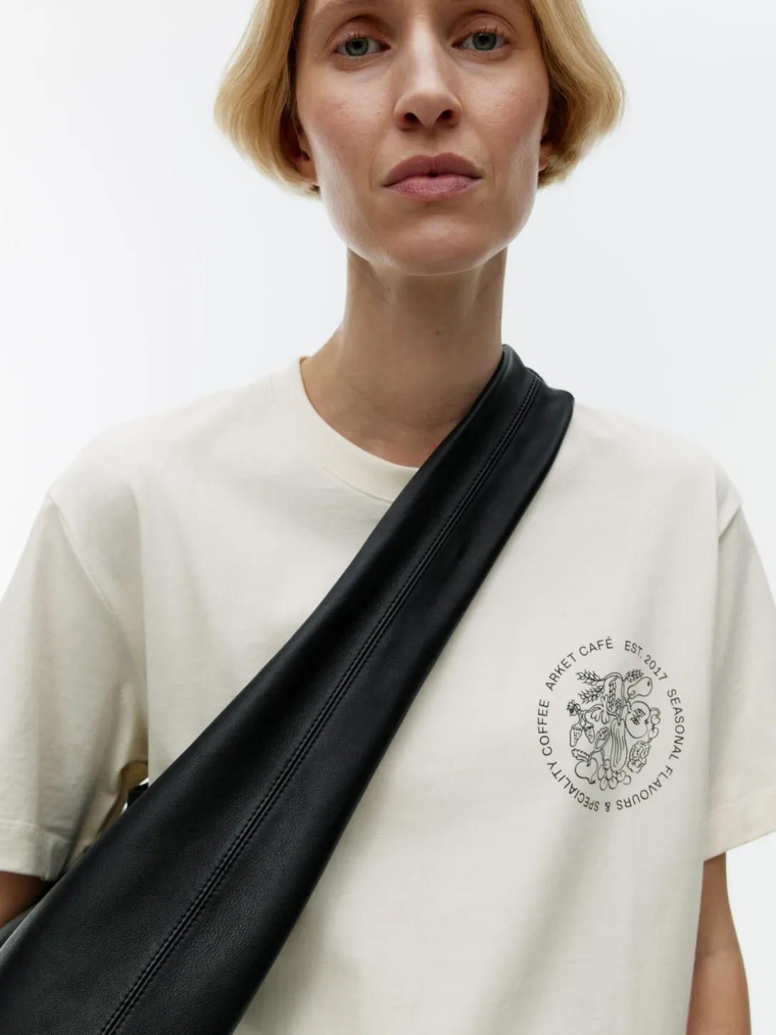 ARKET CAFÉ T-shirt Med Tryck