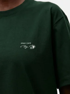 ARKET CAFÉ T-shirt Med Tryck