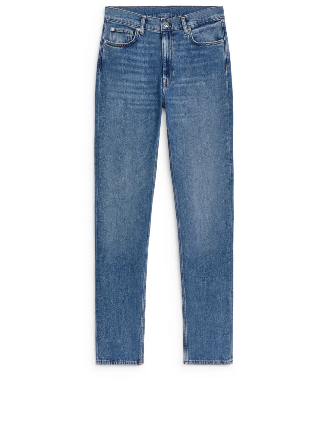 AZALEA Smala Stretchjeans Med Hög Midja