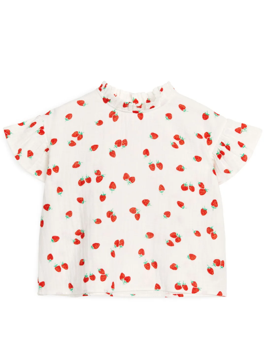 Blus I Bomullsmuslin