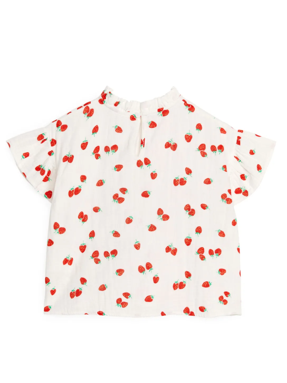 Blus I Bomullsmuslin