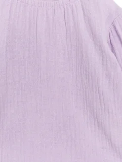 Blus I Bomullsmuslin