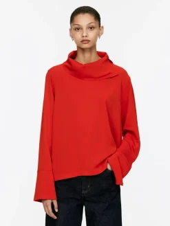 Blus Med Nedvikt Krage