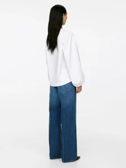 Blus Med Puffärm