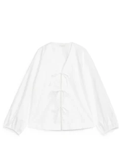 Blus Med Puffärm