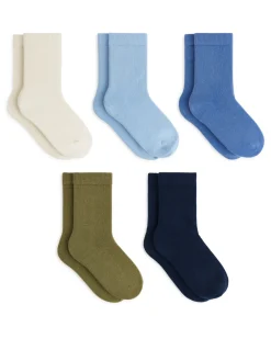 Bomullsstrumpor, 5-pack