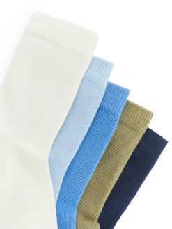 Bomullsstrumpor, 5-pack