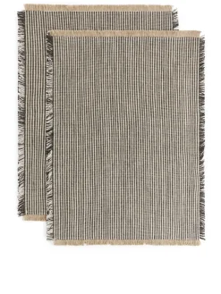 Bordstabletter I Linneblandning, 2-pack