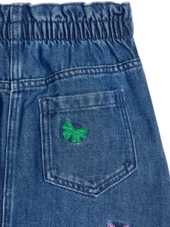 Broderad Denimkjol