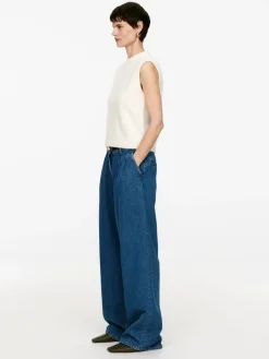 Byxa I Denim Med Vida Ben