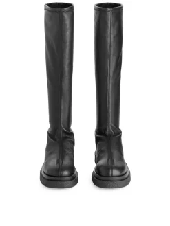 Chunky Läderboots