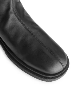 Chunky Läderboots