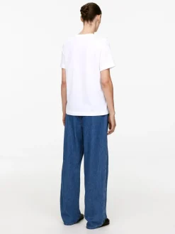 Denimbyxa Med Dragsko