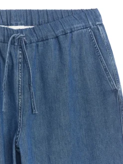Denimbyxa Med Dragsko