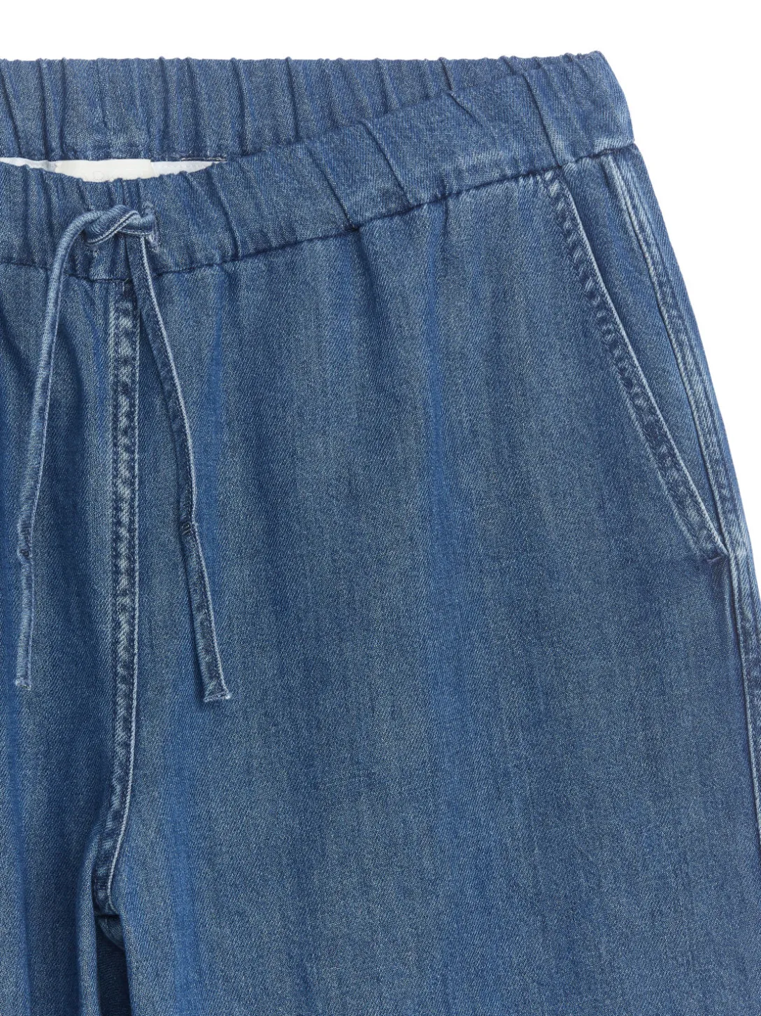 Denimbyxa Med Dragsko