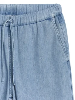 Denimbyxa Med Dragsko