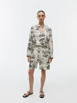 Dra På-shorts Med Mönster