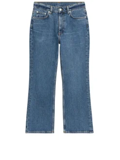 FERN CROPPED Utsvängda Stretchjeans