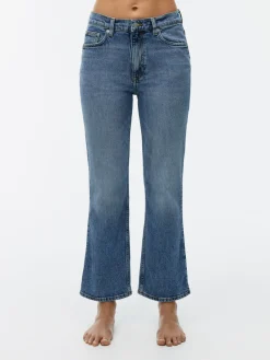 FERN CROPPED Utsvängda Stretchjeans