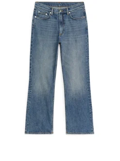 FERN CROPPED Utsvängda Stretchjeans