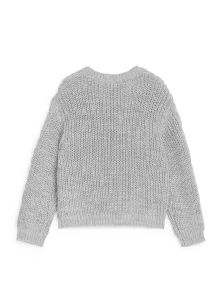 Fiskartröja Med Rund Hals