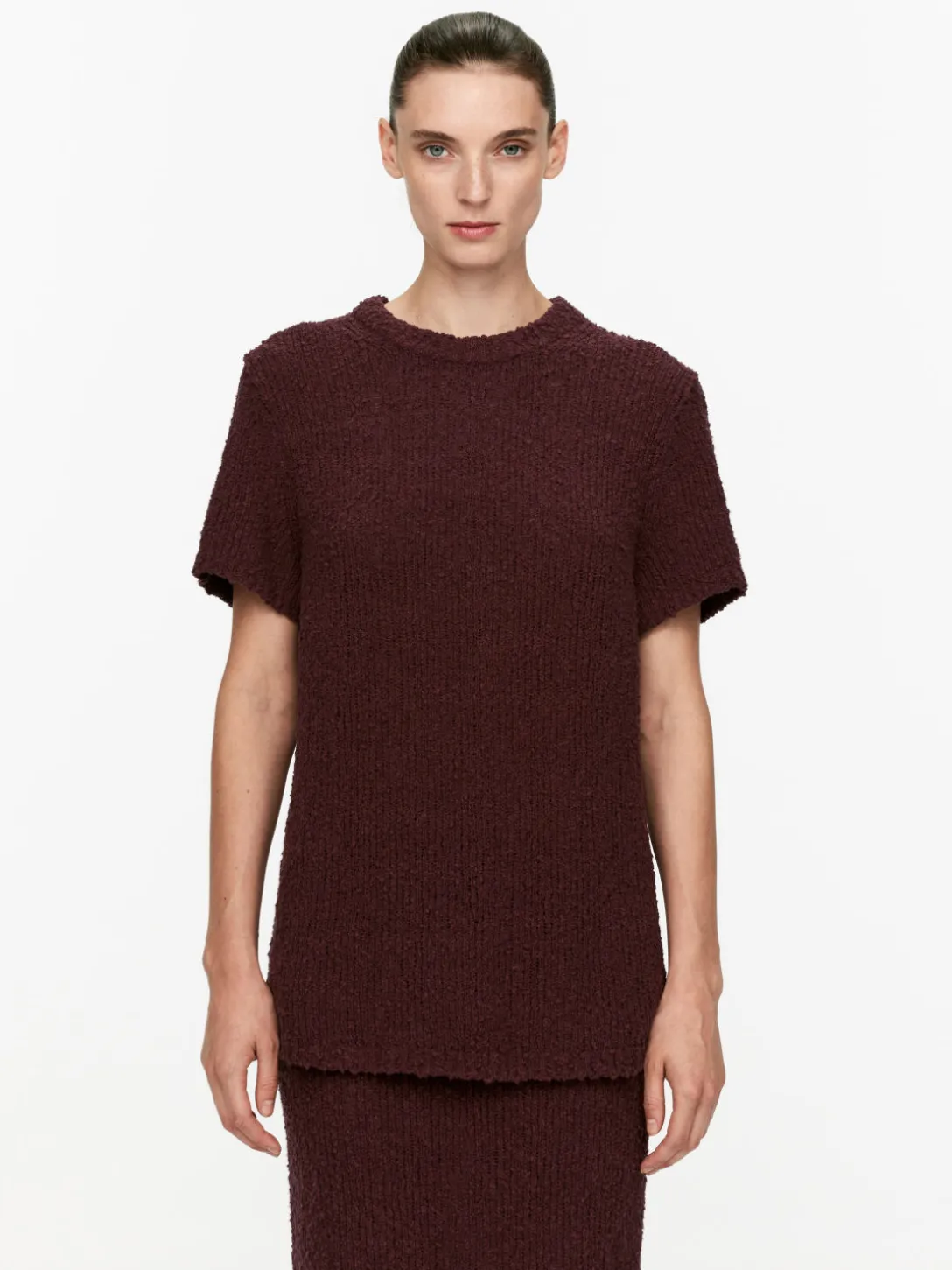 Hålstickad T-shirt