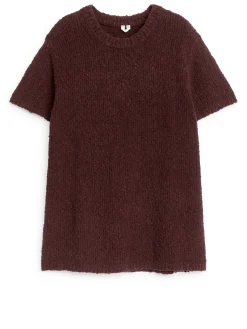 Hålstickad T-shirt