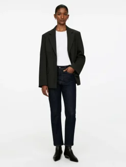 JADE CROPPED Smala Stretchjeans