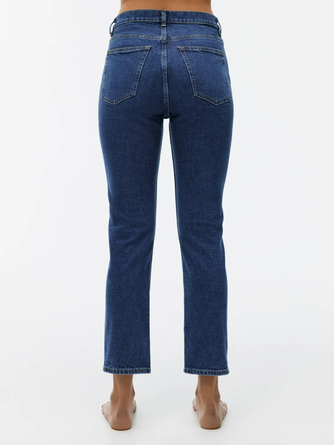 JADE CROPPED Smala Stretchjeans