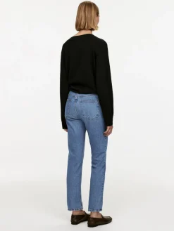 JADE CROPPED Smala Stretchjeans
