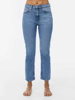 JADE CROPPED Smala Stretchjeans