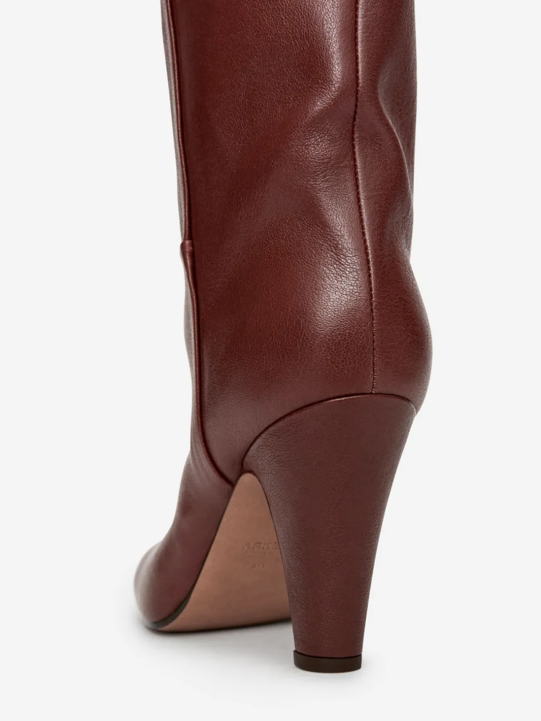 Knähöga Läderstövlar