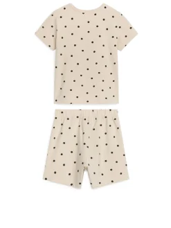 Kort Pyjamas I Trikå
