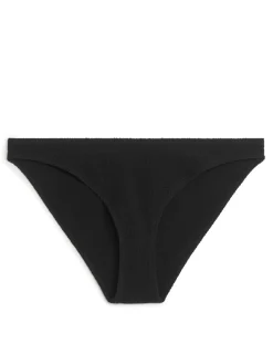 Krinklad Bikinitrosa Med Låg Midja