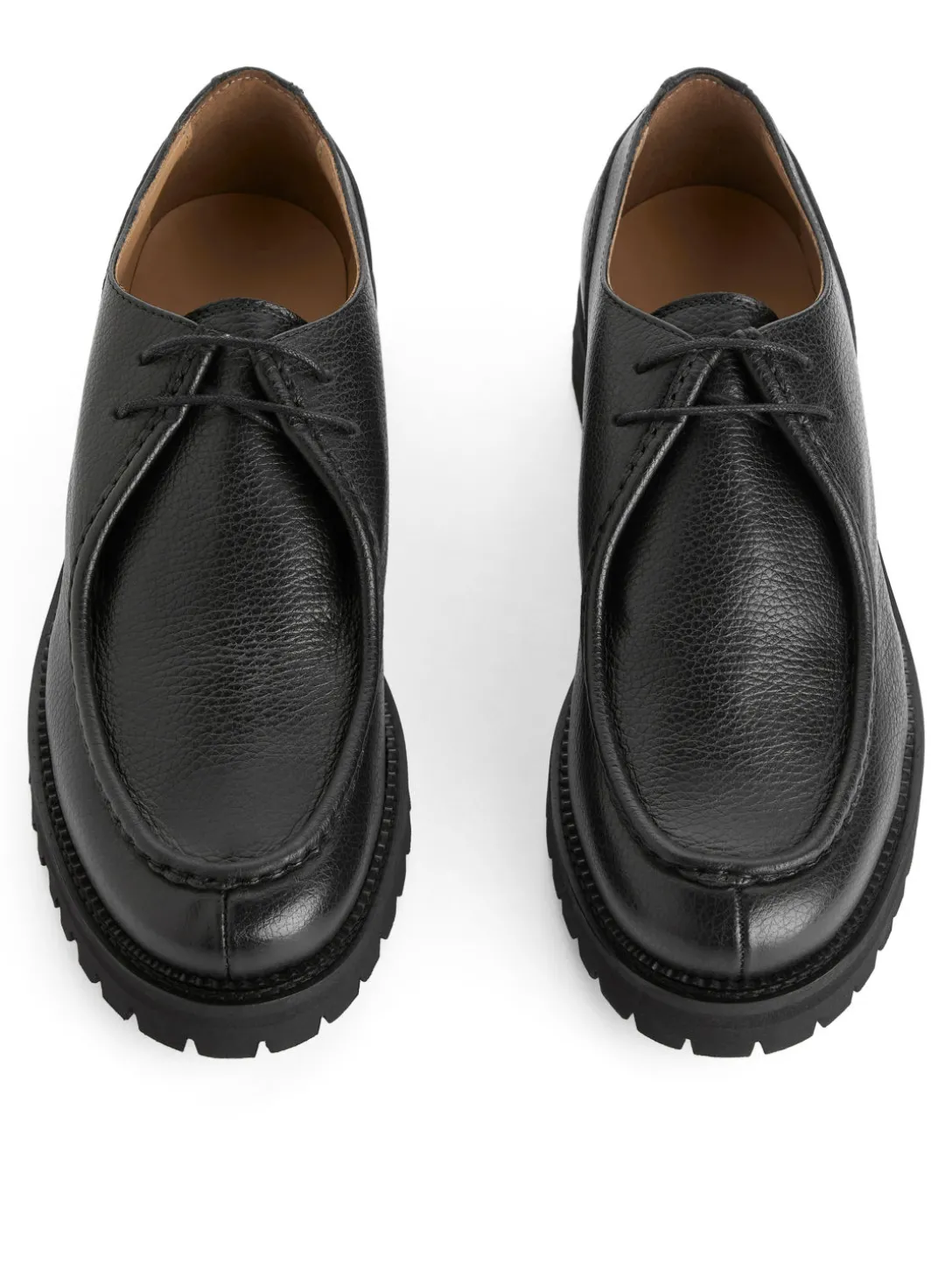 Läderskor Med Moc-toe