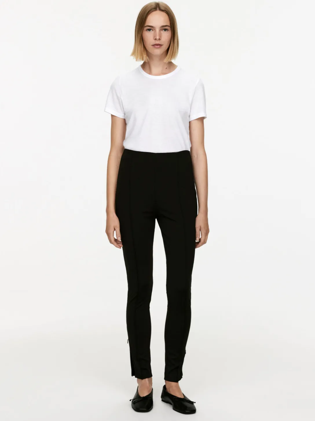 Leggings Med Dragkedjor