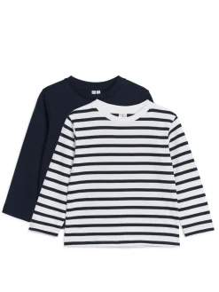 Långärmad T-shirt, 2-pack