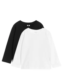 Långärmad T-shirt, 2-pack