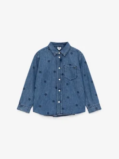 Mönstrad Skjorta I Denim