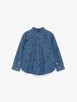 Mönstrad Skjorta I Denim