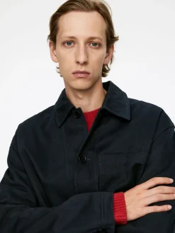 Overshirt I Bomull Och Lyocell