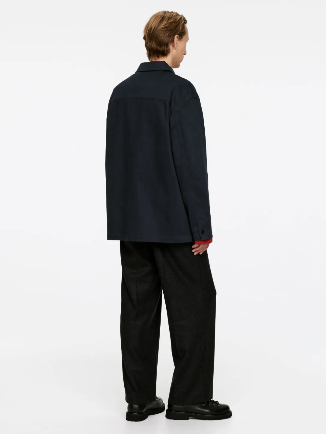Overshirt I Bomull Och Lyocell