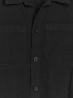 Overshirt I Linne Och Bomull