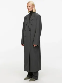 Oversized Dubbelknäppt Kappa