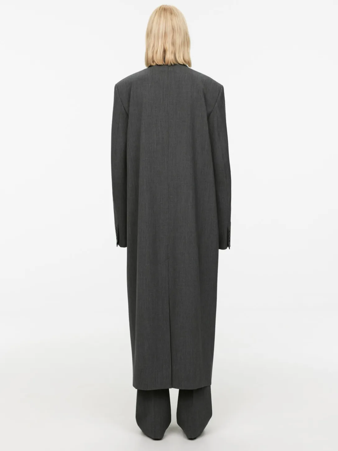 Oversized Dubbelknäppt Kappa