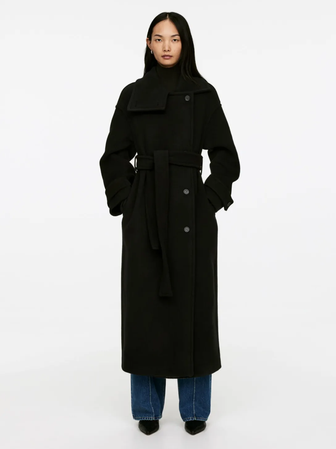 Oversized Kappa I Ullblandning