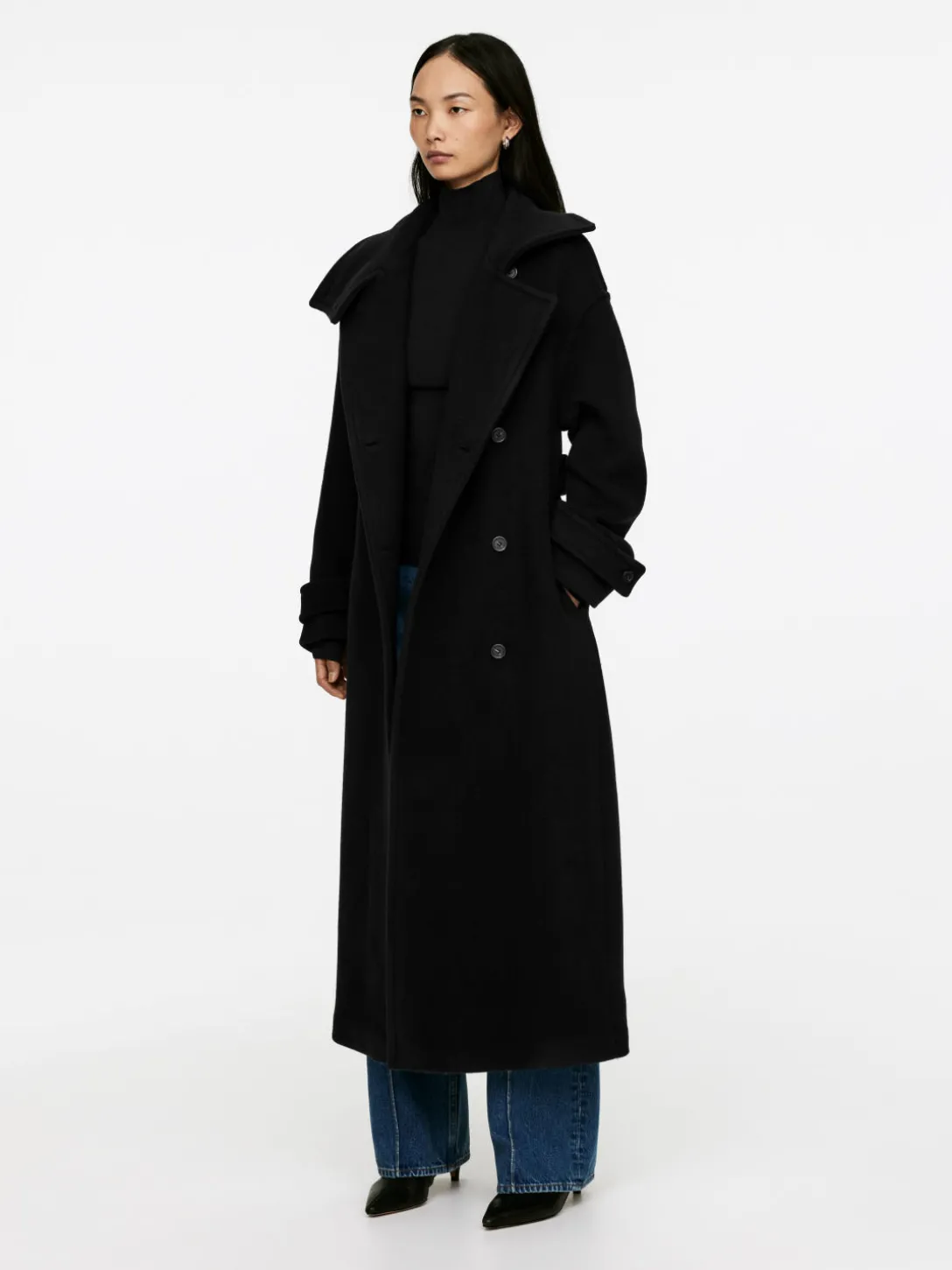 Oversized Kappa I Ullblandning